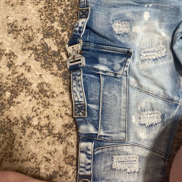 NWOT REELISTIK NYC- CARGO JEANS-BLUE - Picture 7 of 14